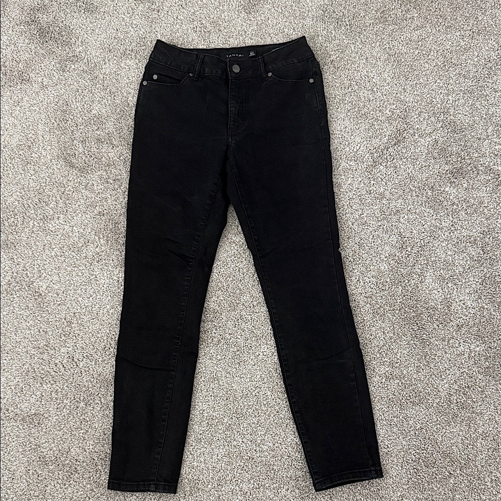 Tahari Women's Black Skinny Jeans